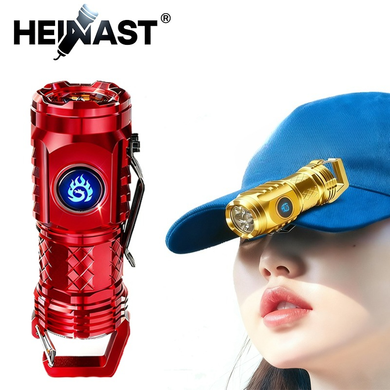 Outdoor Lighting Types - High Strong Power LED Flashlight Built-in