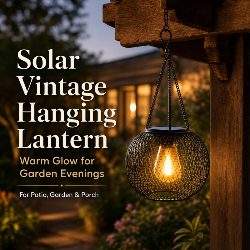 Outdoor Lighting And Landscape - Solar Powered LED Hanging Floor Lamp