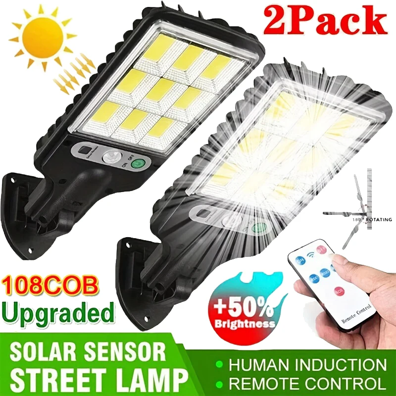 Outdoor Lighting And Landscape - Powerful LED Solar Outdoor Led Courtyard