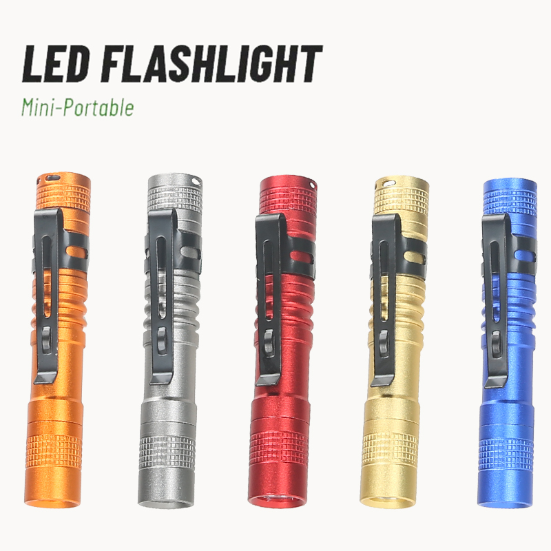 Outdoor Lighting Types - Portable Mini LED Pen Flashlight with