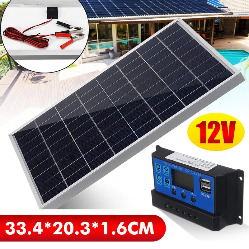 Outdoor Lighting Solar Panel - 50W Solar Panel Kit Mono Crystalline
