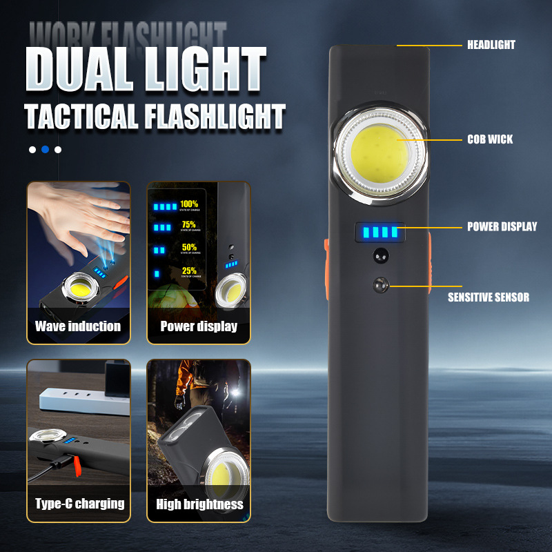Outdoor Lighting Types - Multi-functional Portable Mini Rechargeable Magnetic Work