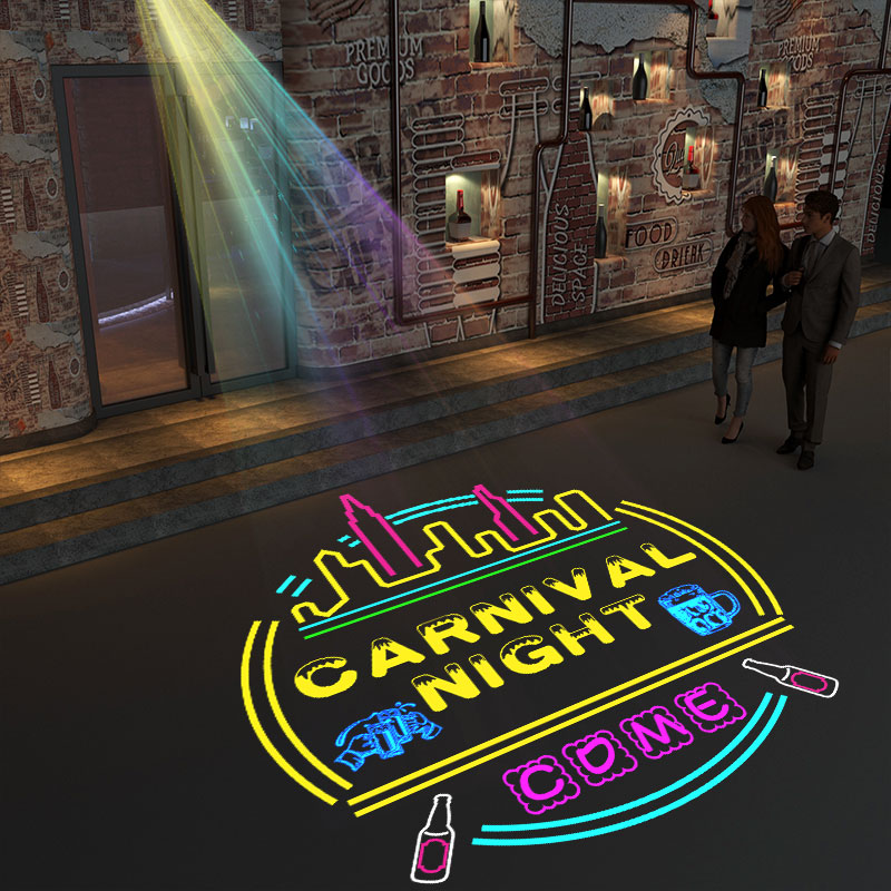 Outdoor Lighting Logo - STLF Logo Projector Free Custom Advertising