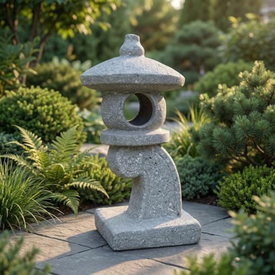 14'' High Asian Solar-Powered  - đánh giá và giá Outdoor Zen Lighting