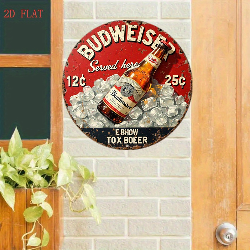 1pc Vintage Beer Logo Metal Wa - đánh giá và giá Outdoor Lighting Logo