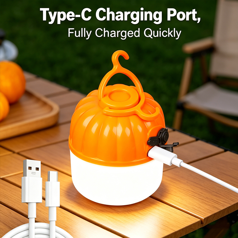 Mini Portable LED Pumpkin Bulb - đánh giá và giá Outdoor Lighting Types