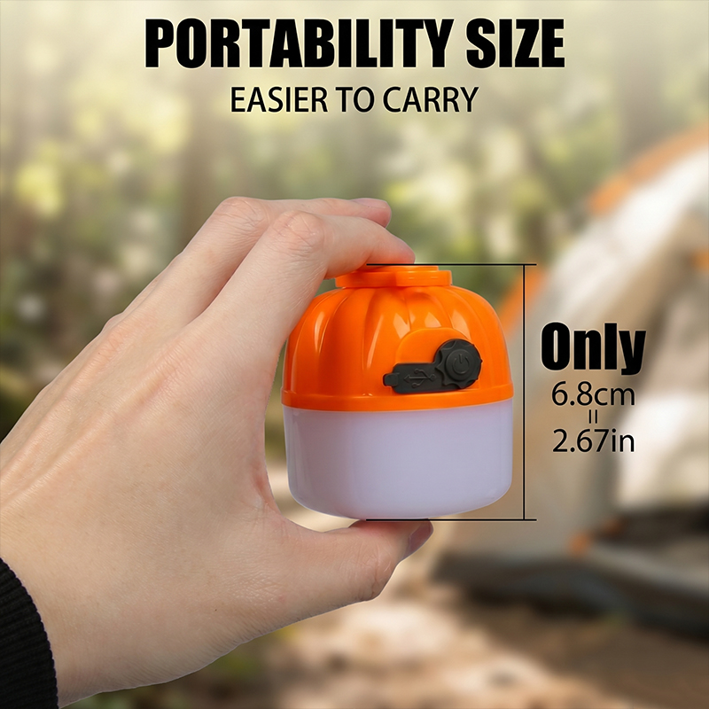 Mini Portable LED Pumpkin Bulb - đánh giá và giá Outdoor Lighting Types