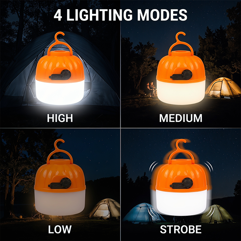 Mini Portable LED Pumpkin Bulb - đánh giá và giá Outdoor Lighting Types