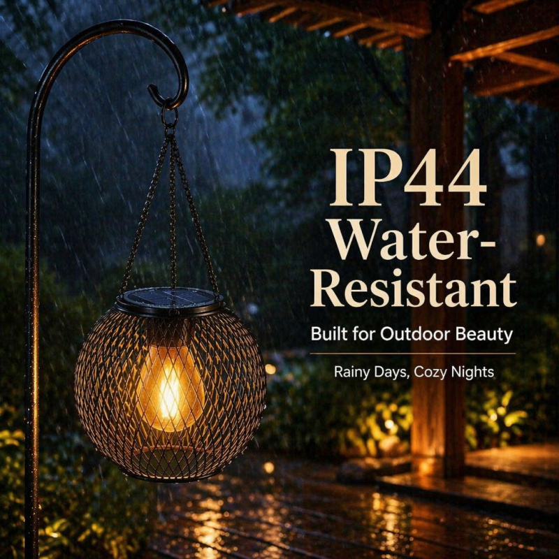 Solar Powered LED Hanging Floo - đánh giá và giá Outdoor Lighting And Landscape