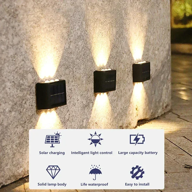 COB Solar Wall Lamp Outdoor Wa - đánh giá và giá Outdoor Lighting And Landscape
