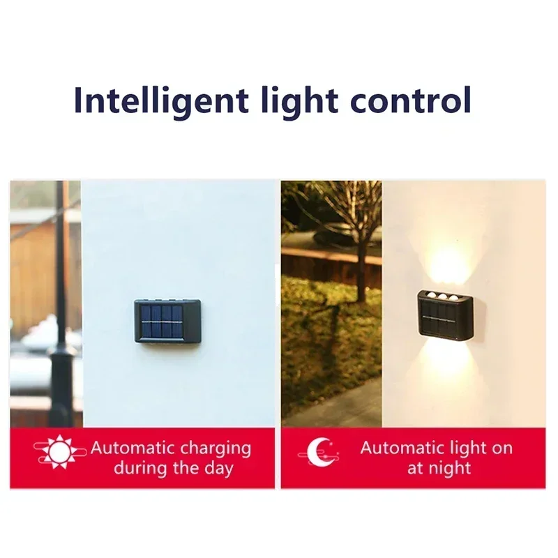 COB Solar Wall Lamp Outdoor Wa - đánh giá và giá Outdoor Lighting And Landscape