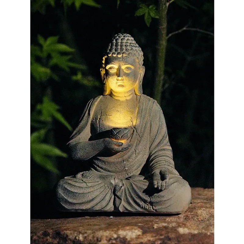 2026 latest models resin buddh - đánh giá và giá Outdoor Zen Lighting