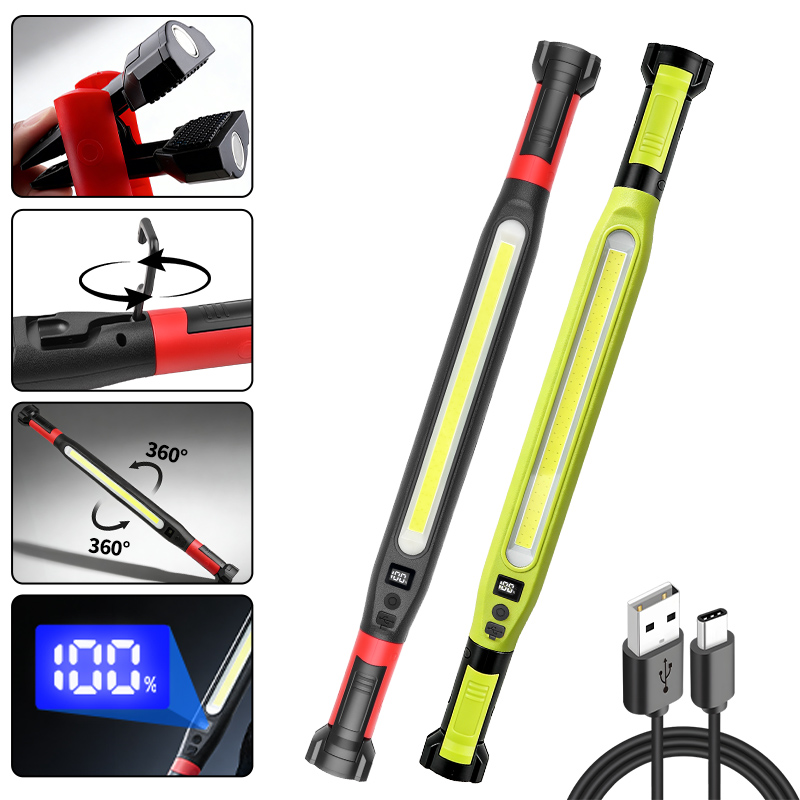 COB Work Light Type‑C Recharge - đánh giá và giá Outdoor Lighting Types