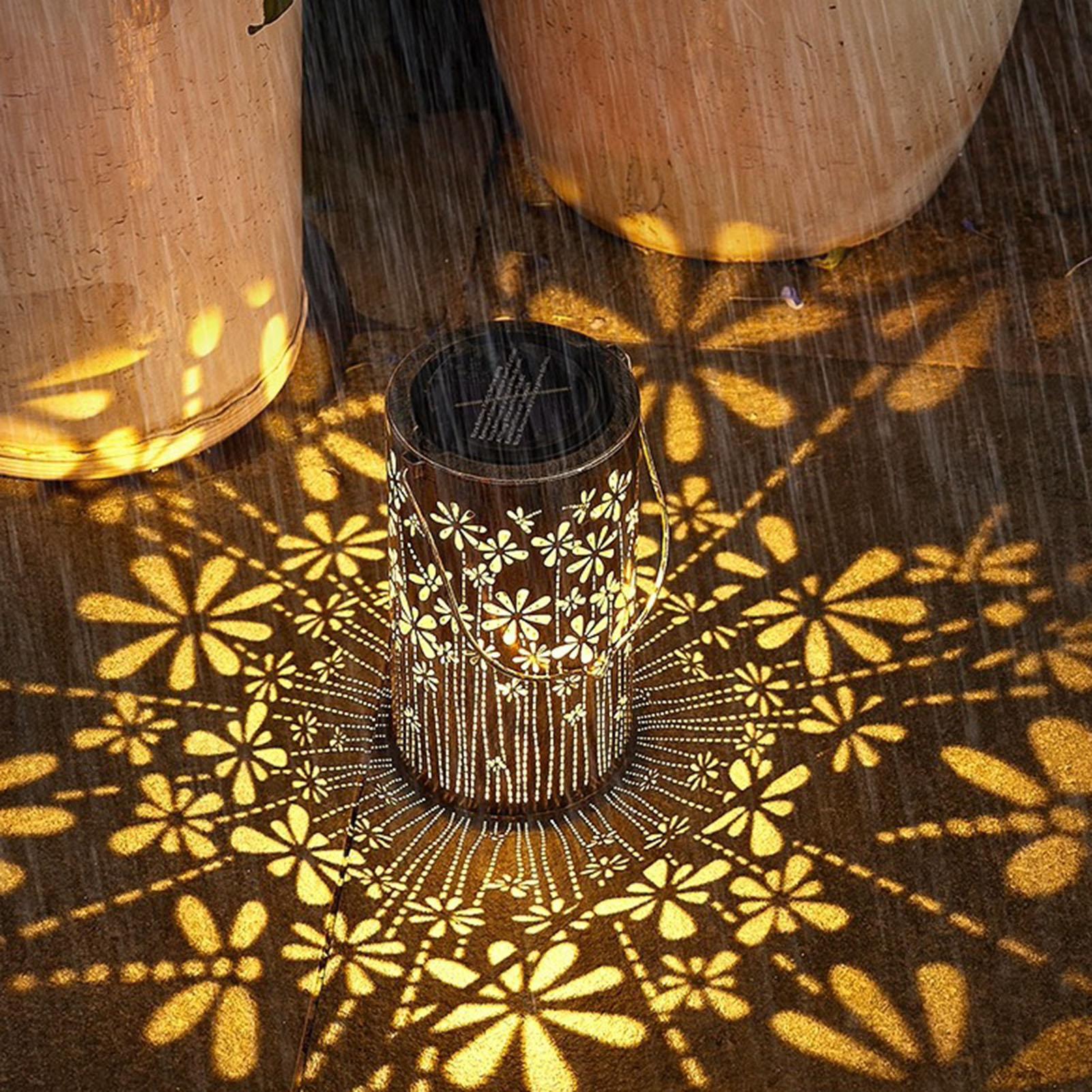 Solar Lanterns Colorful Metal  - đánh giá và giá Outdoor Lighting And Landscape