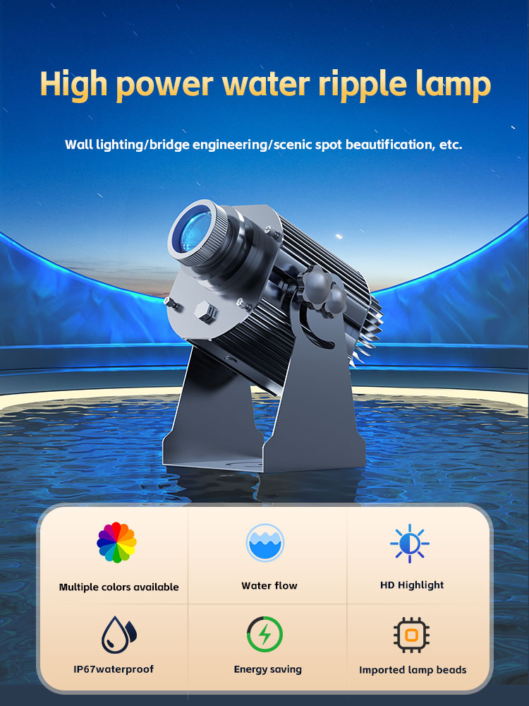 High-Power 3D Dynamic Water Ri - đánh giá và giá Outdoor Lighting Logo