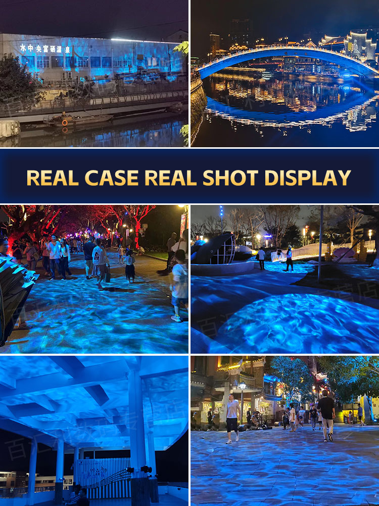 High-Power 3D Dynamic Water Ri - đánh giá và giá Outdoor Lighting Logo