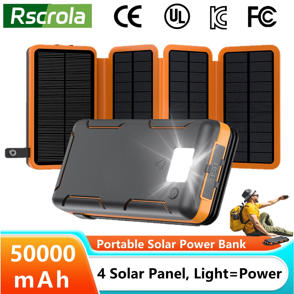 Portable Solar Power Bank,5000 - đánh giá và giá Outdoor Lighting Solar Panel