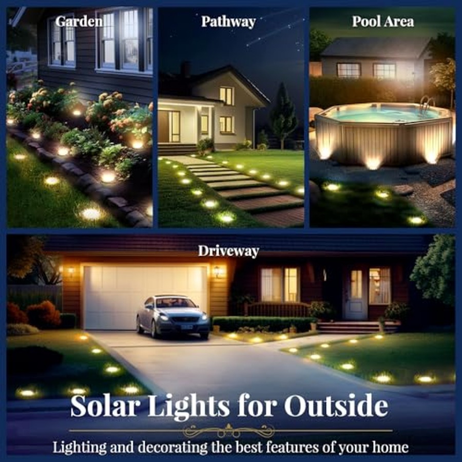 Solar Ground Lights Solar Ligh - đánh giá và giá Outdoor Lighting And Landscape