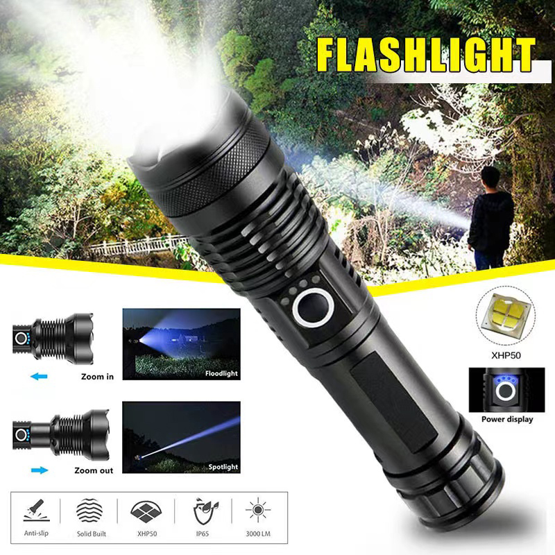 High Power XHP70 Led Flashligh - đánh giá và giá Outdoor Lighting Types